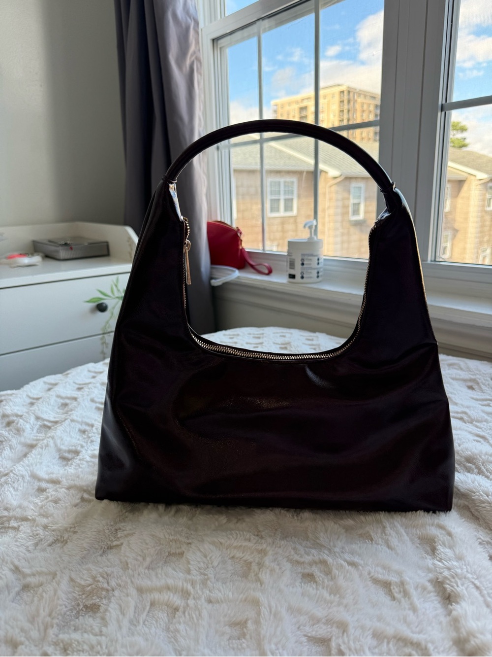 Call It Spring Black Shoulder Bag with Top Handle